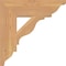 Ekena Millwork Funston Traditional Smooth Bracket, Western Red Cedar, 3 1/2"W x 14"D x 14"H BKT04X14X14FST01SWR - alternate 3